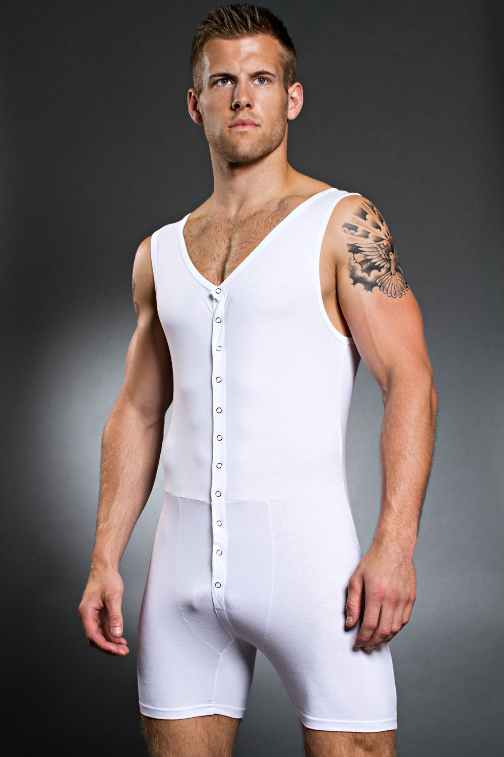 5002 Boxer Body Suit By Doreanse Mens Underwear 